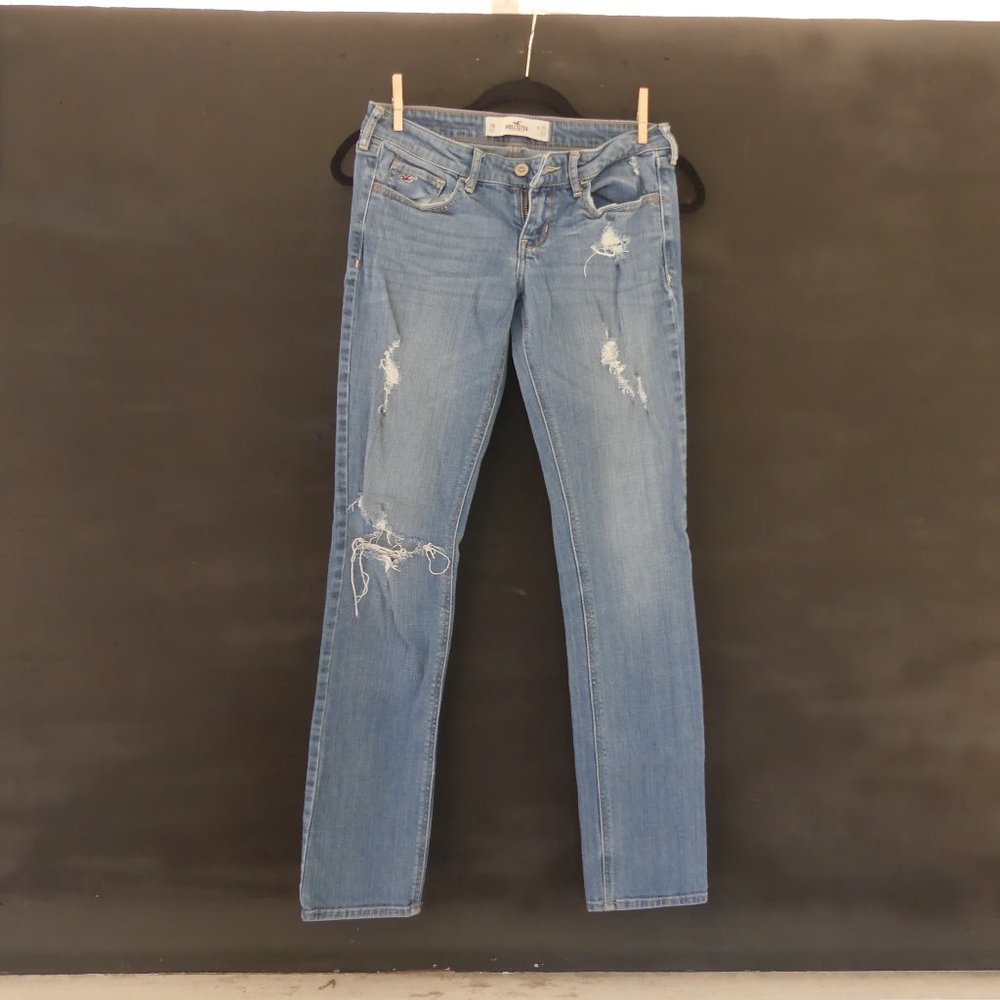 Hollister Distressed Skinny Jeans Sz 3R